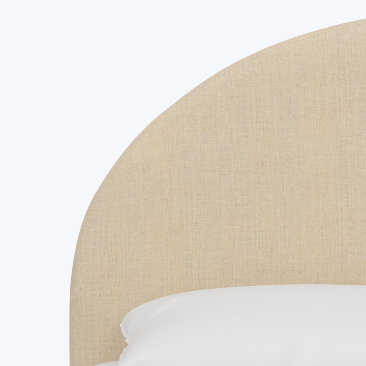 Solana Platform Bed Twin / Linen Natural