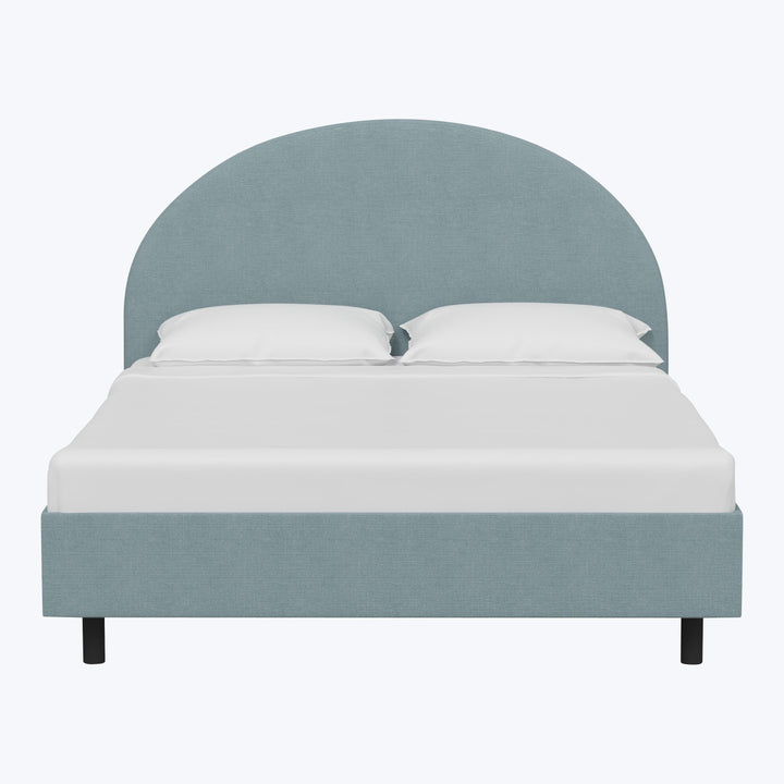 Solana Platform Bed Twin / Linen Seaglass