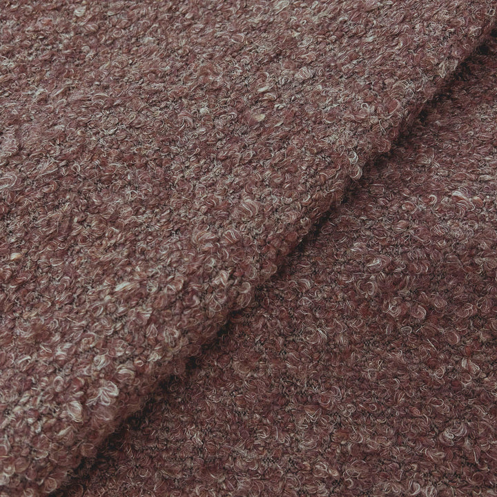 Solana Platform Bed Twin / Boucle Merlot