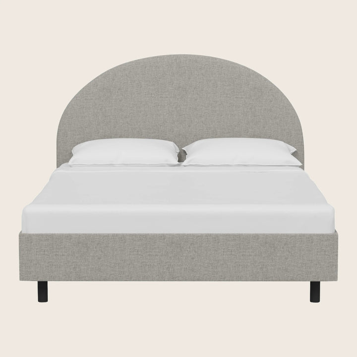 Solana Platform Bed Twin / Zuma Linen Feather
