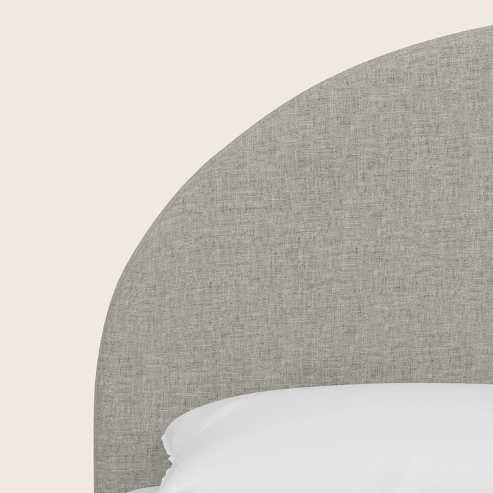 Solana Platform Bed Twin / Zuma Linen Feather