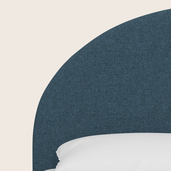 Solana Platform Bed Twin / Zuma Linen Navy