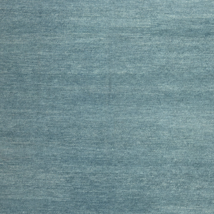 Solid Tibetan Wool Rug - 6' x 9' Denim