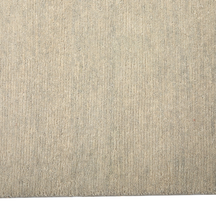 Solid Tibetan Wool Rug - 6' x 9' Grey