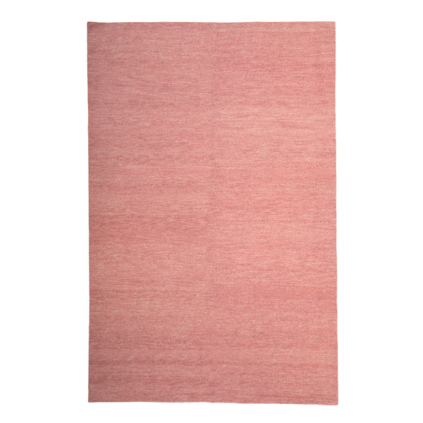 Solid Tibetan Wool Rug - 6' x 9' Pink