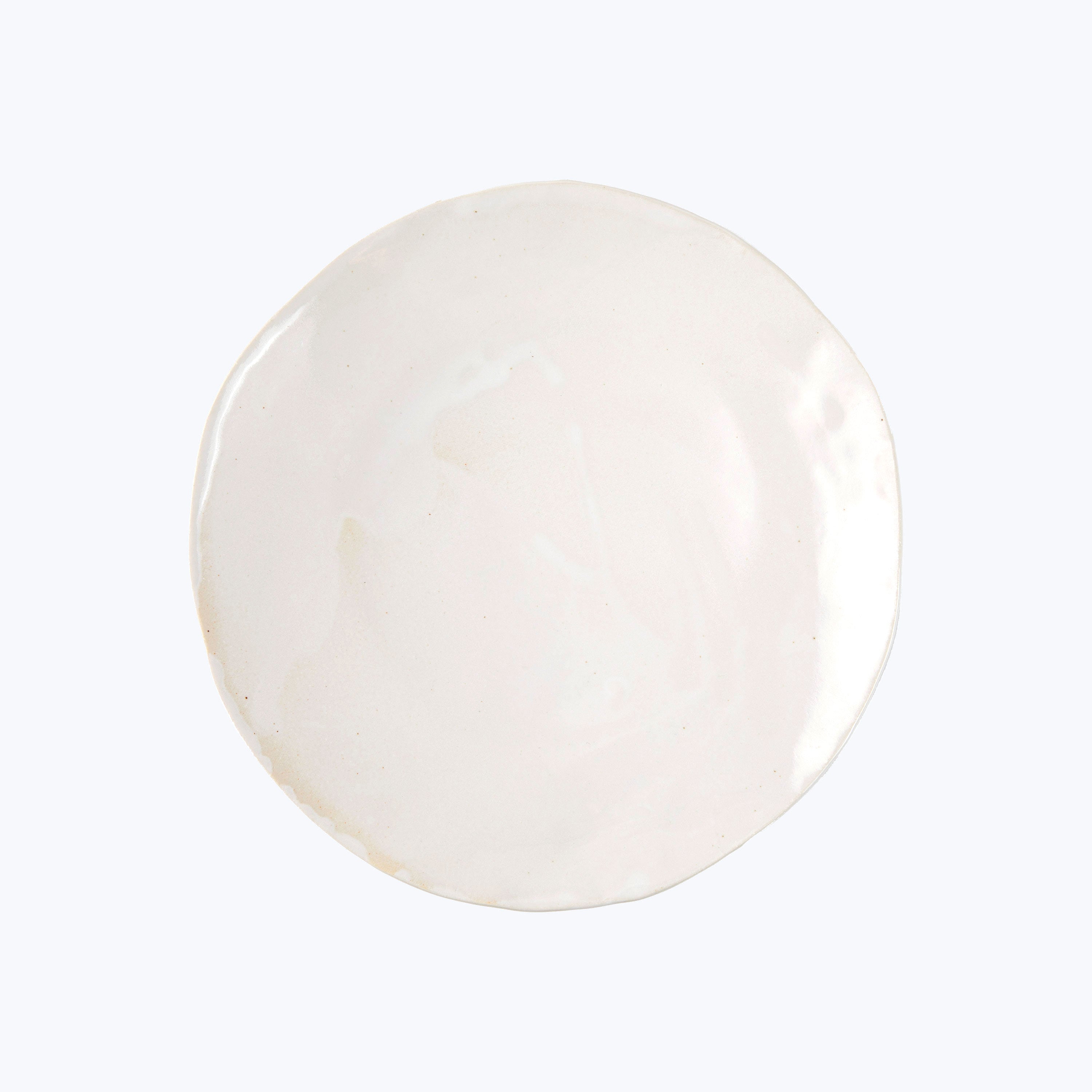 Pure White Cake Plate 10"