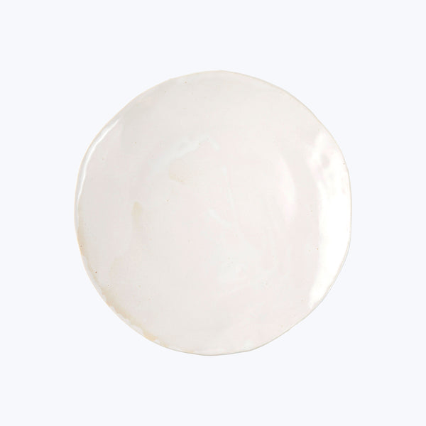 Pure White Cake Plate 10"