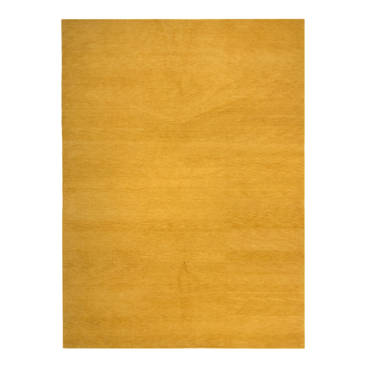 Solid Tibetan Wool Rug Yellow / 6x9