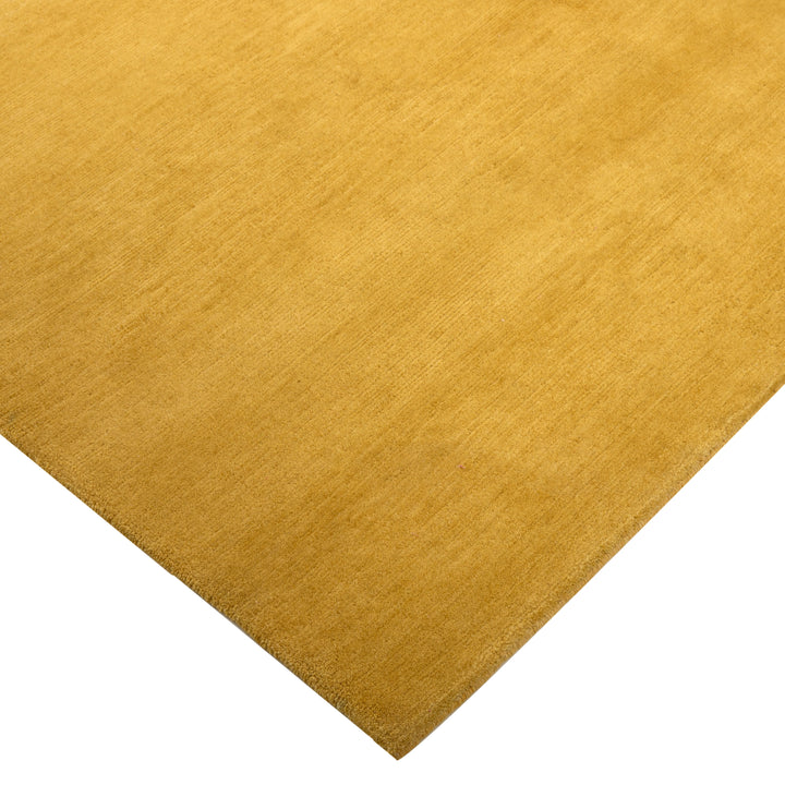 Solid Tibetan Wool Rug Yellow / 6x9