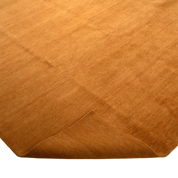 Solid Tibetan Wool Rug Brown / 9x12