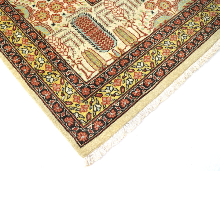 Multicolored Traditional Wool Rug - 9' x 12'