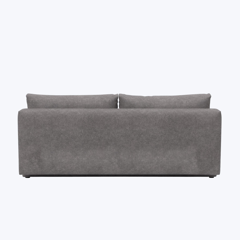 Rowan Armless Sleeper Sofa Avella Performance Fabric Warm Grey