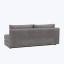 Rowan Armless Sleeper Sofa Avella Performance Fabric Warm Grey