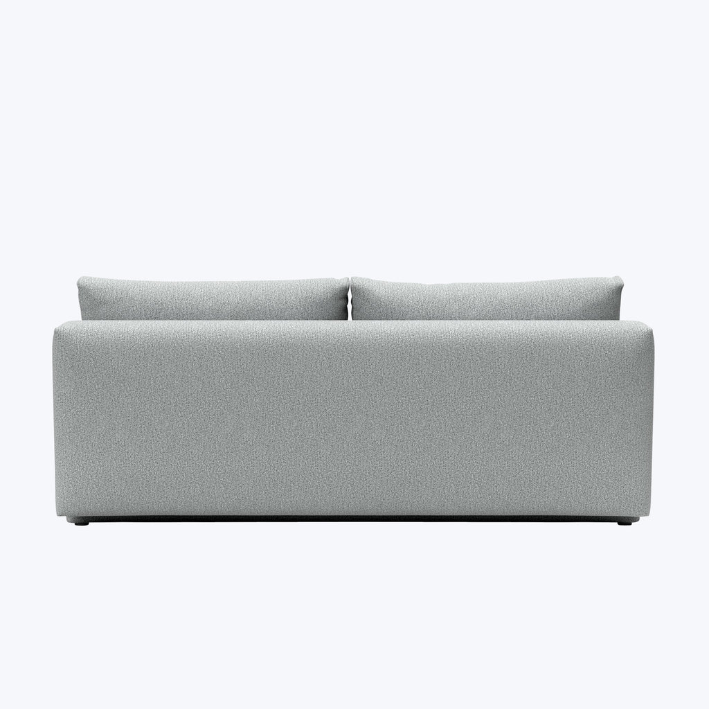 Rowan Armless Sleeper Sofa Melange Performance Fabric Light Grey