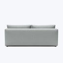 Rowan Armless Sleeper Sofa Melange Performance Fabric Light Grey