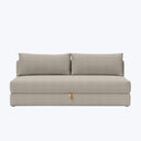 Rowan Armless Sleeper Sofa Kenya Performance Fabric Gravel