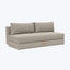 Rowan Armless Sleeper Sofa Kenya Performance Fabric Gravel