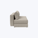 Rowan Armless Sleeper Sofa Kenya Performance Fabric Gravel