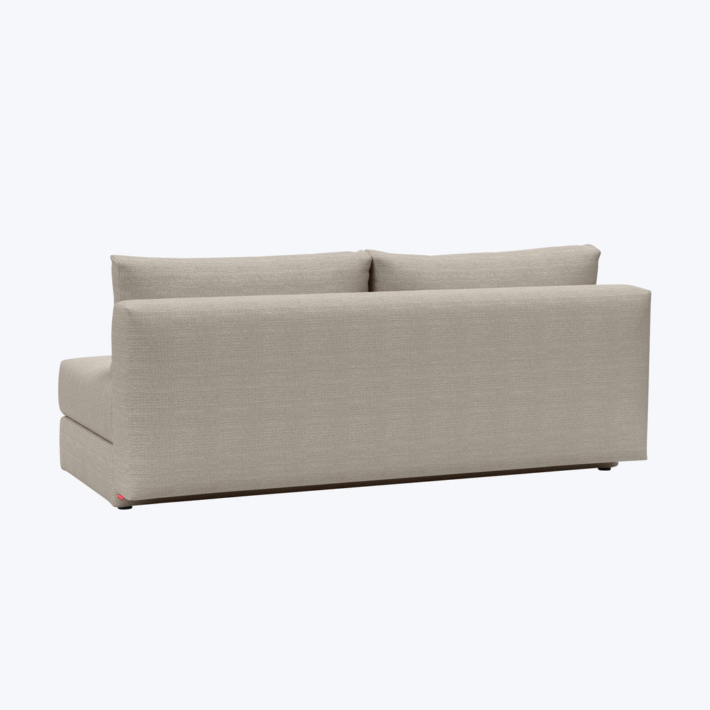 Rowan Armless Sleeper Sofa Kenya Performance Fabric Gravel