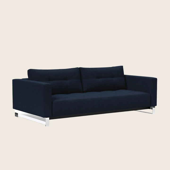 Lina Sleeper Sofa Mized Dance Performance Fabric Blue