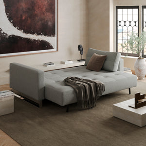 Lina Sleeper Sofa Mized Dance Performance Fabric Blue - hover