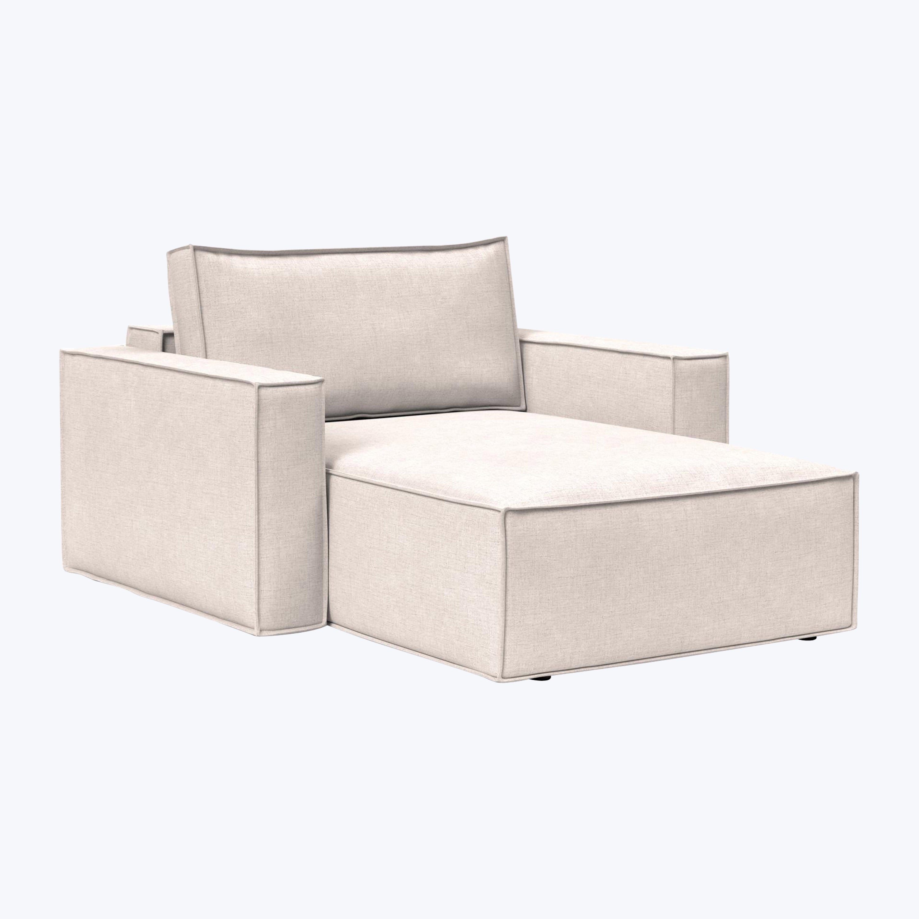 Sullivan Sleeper | Storage Lounger Adario Performance Fabric Basmati