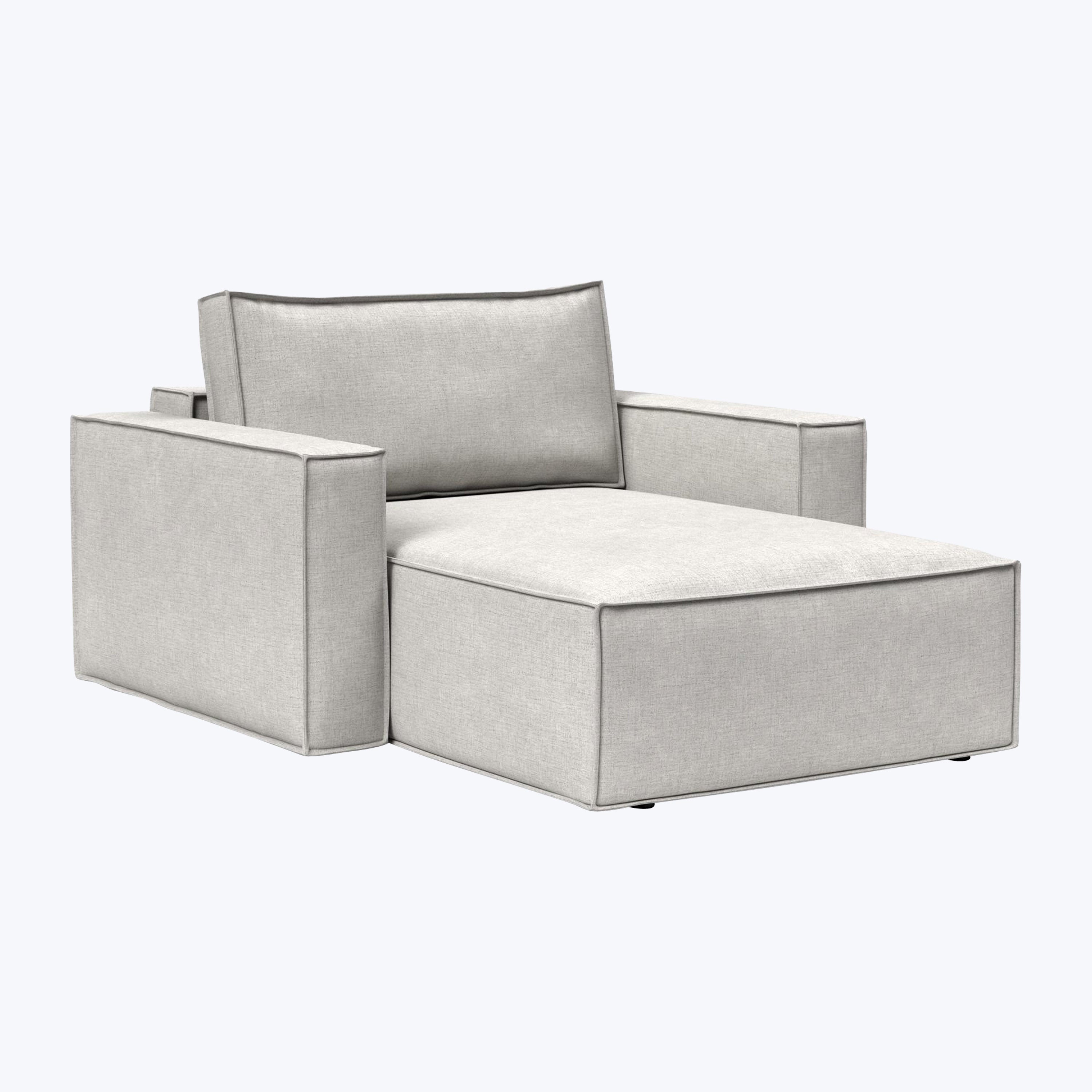 Sullivan Sleeper | Storage Lounger Adario Performance Fabric Fog