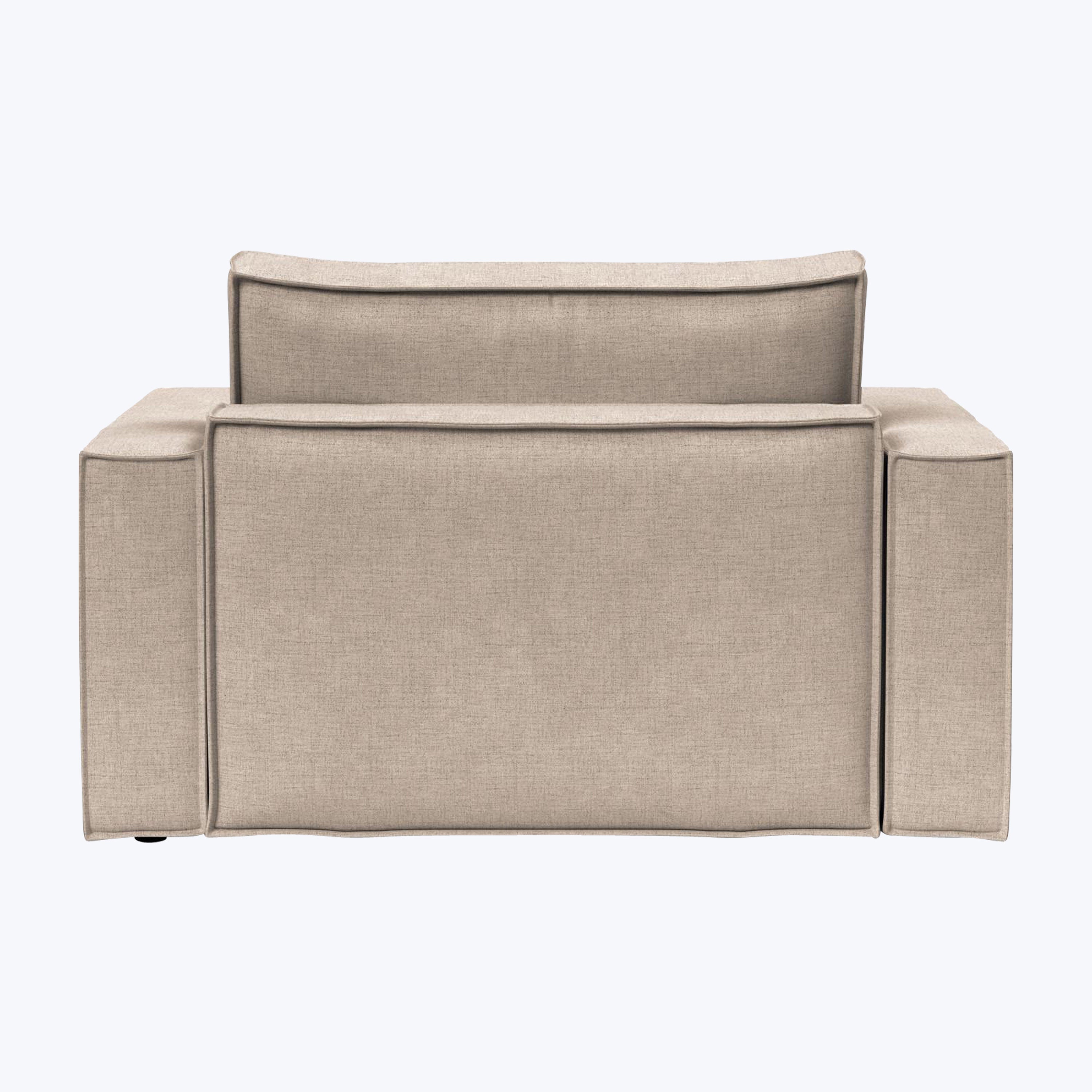 Sullivan Sleeper | Storage Lounger Adario Performance Fabric Taupe