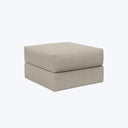 Rowan Storage Ottoman Kenya Performance Fabric Gravel