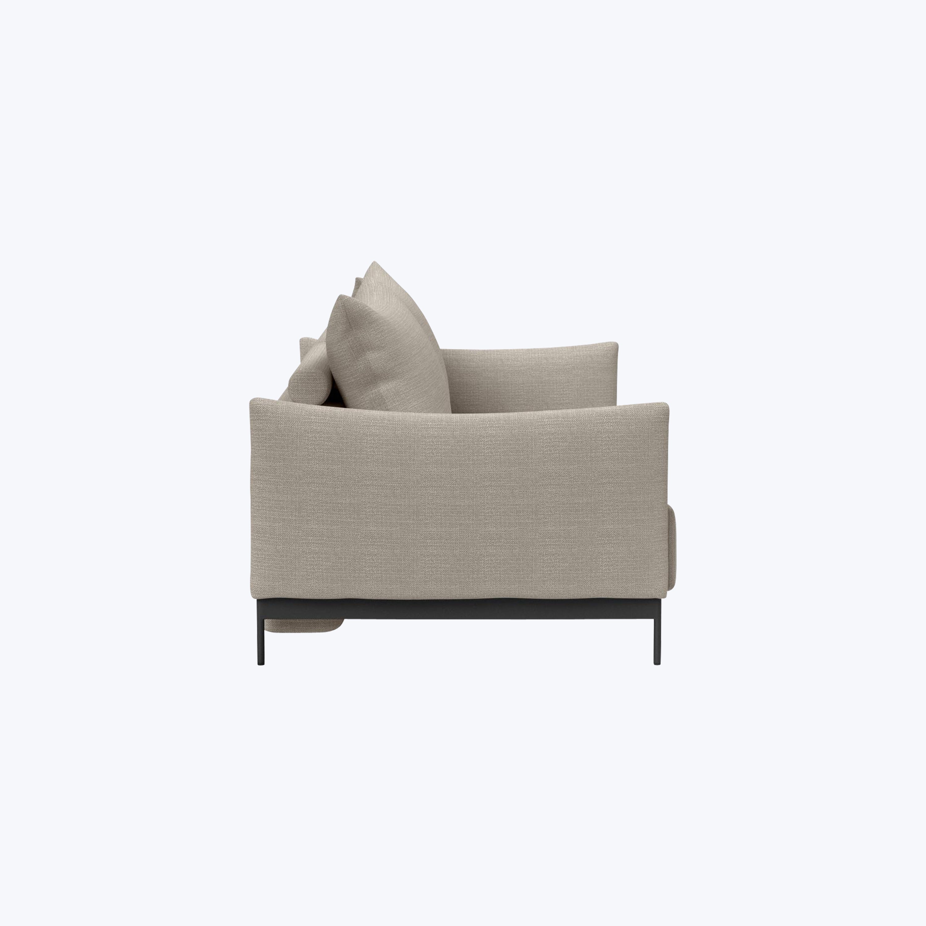 Harlow Sleeper Sofa Kenya Performance Fabric Gravel