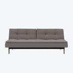 Evelyn Armless Sleeper Sofa Mized Dance Performance Fabric Grey