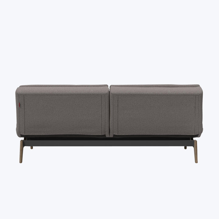 Evelyn Armless Sleeper Sofa Mized Dance Performance Fabric Grey
