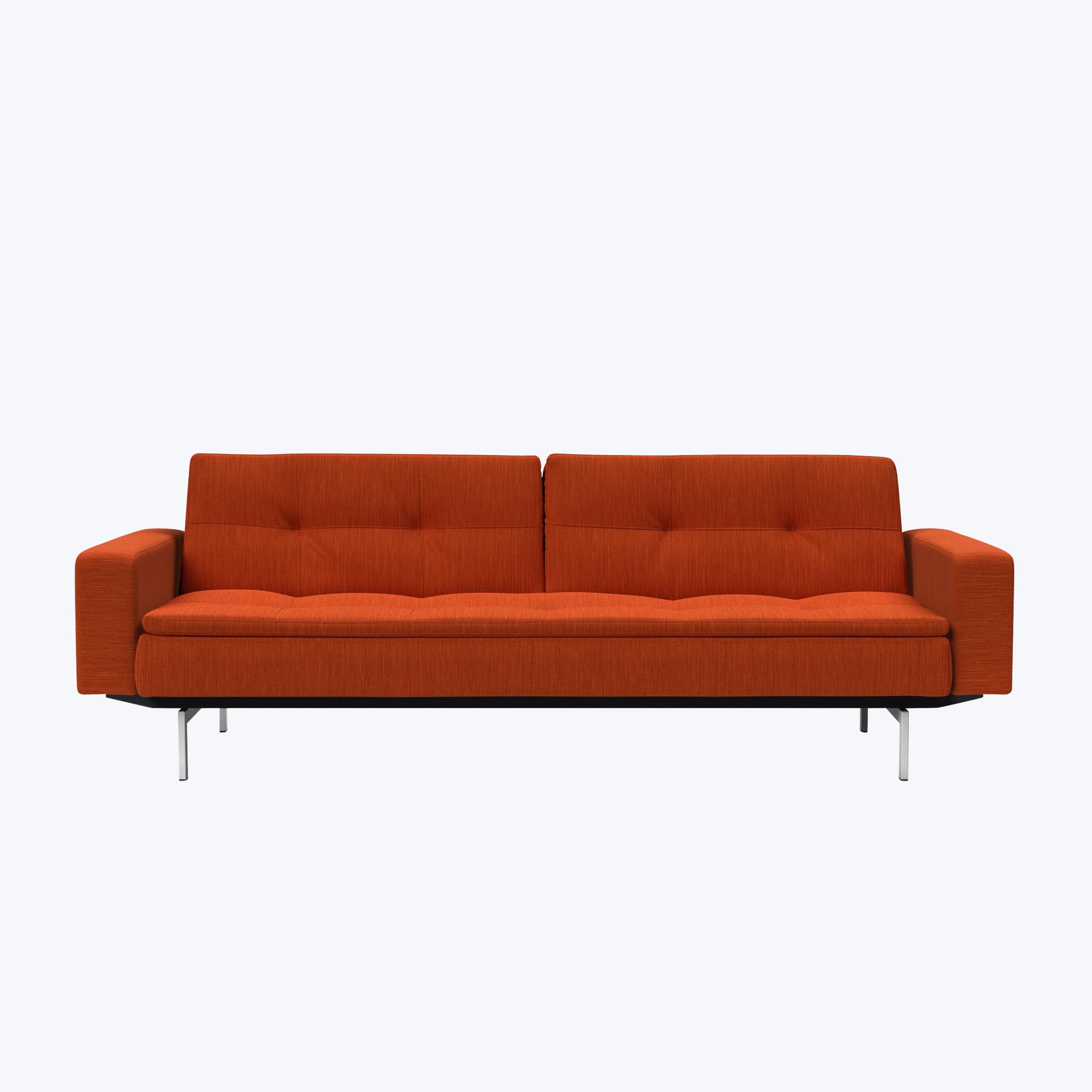 Evelyn Sleeper Sofa Elegance Performance Fabric Paprika