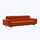 Evelyn Sleeper Sofa Elegance Performance Fabric Paprika