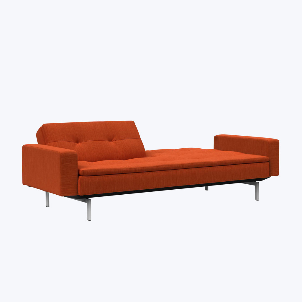 Evelyn Sleeper Sofa Elegance Performance Fabric Paprika