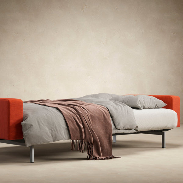 Evelyn Sleeper Sofa Elegance Performance Fabric Paprika