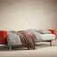 Evelyn Sleeper Sofa Elegance Performance Fabric Paprika