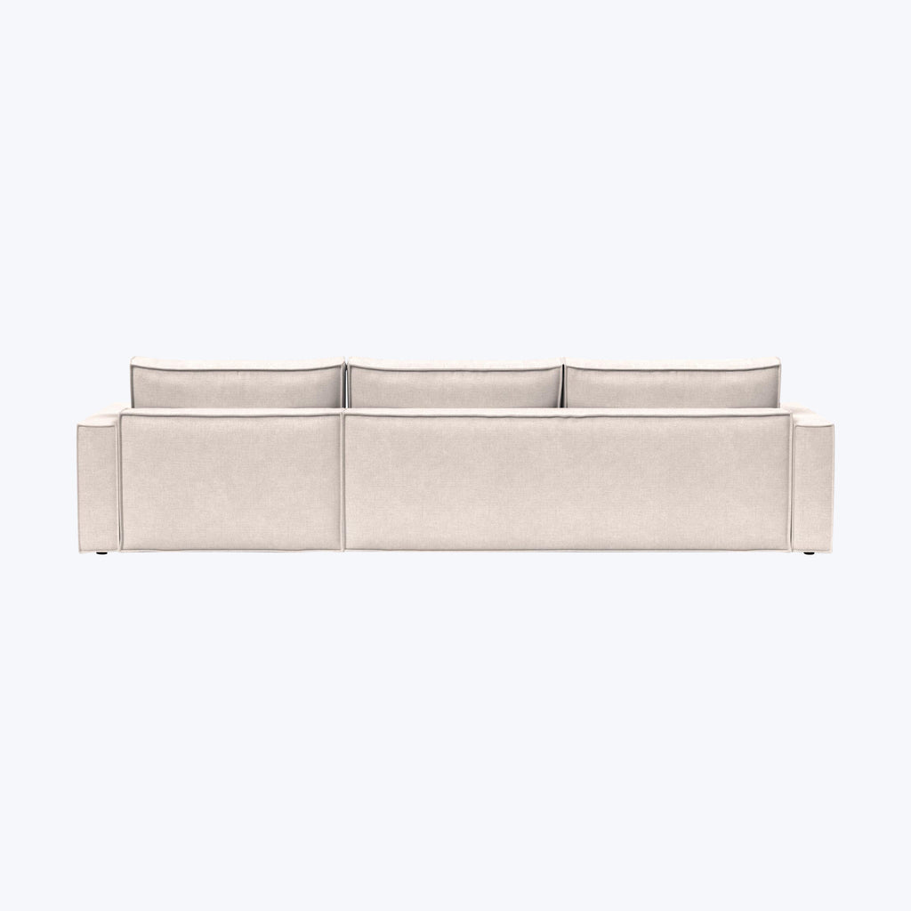 Sullivan Sleeper | Storage Sectional Adario Performance Fabric Basmati