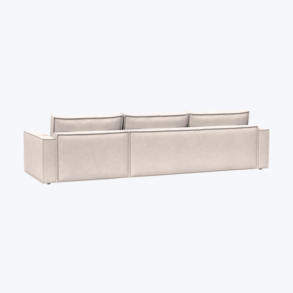 Sullivan Sleeper | Storage Sectional Adario Performance Fabric Basmati