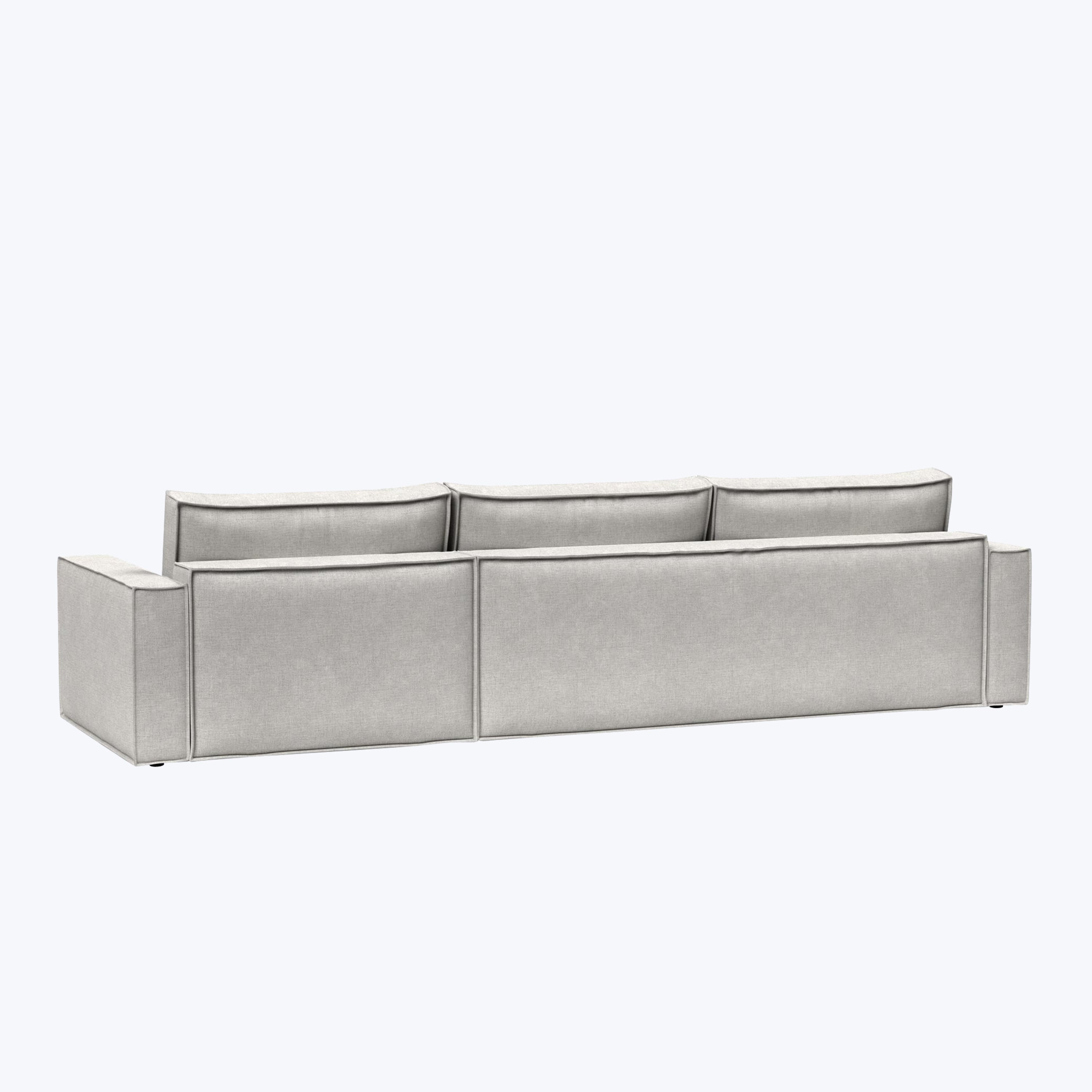 Sullivan Sleeper | Storage Sectional Adario Performance Fabric Fog