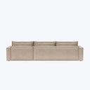 Sullivan Sleeper | Storage Sectional Adario Performance Fabric Taupe