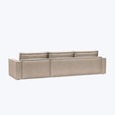 Sullivan Sleeper | Storage Sectional Adario Performance Fabric Taupe