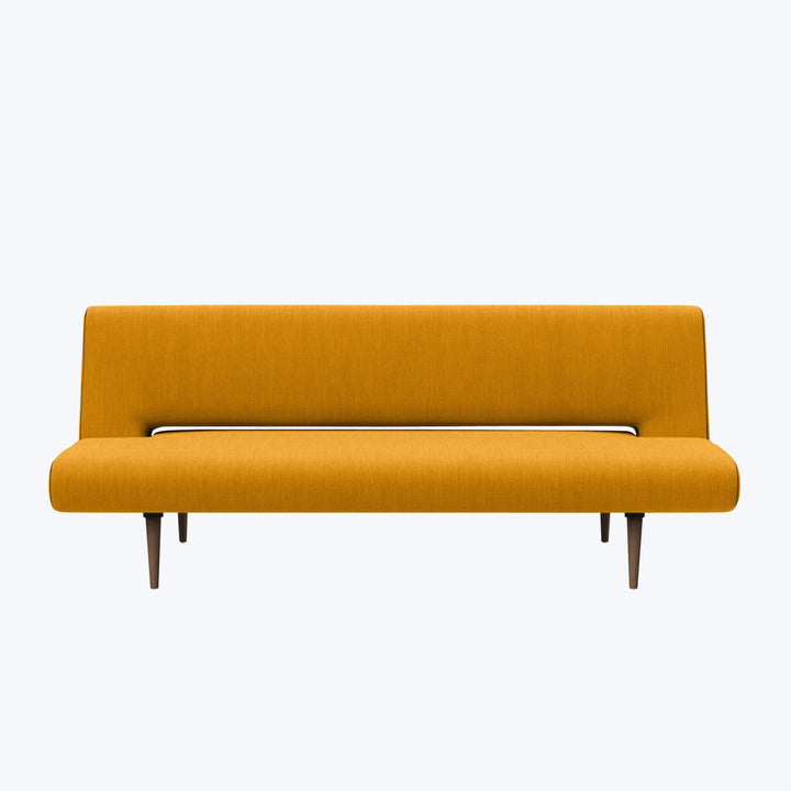 Sloane Sleeper Settee Elegance Performance Fabric Curry