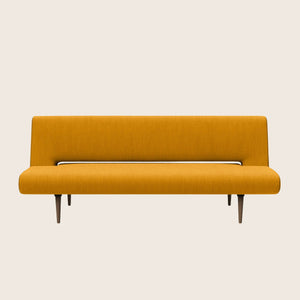 Sloane Sleeper Settee Elegance Performance Fabric Curry