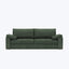 Bryant Sleeper Sofa Avella Performance Fabric Pine Green