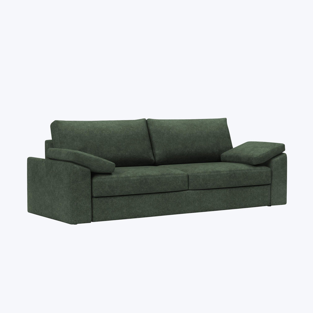 Bryant Sleeper Sofa Avella Performance Fabric Pine Green