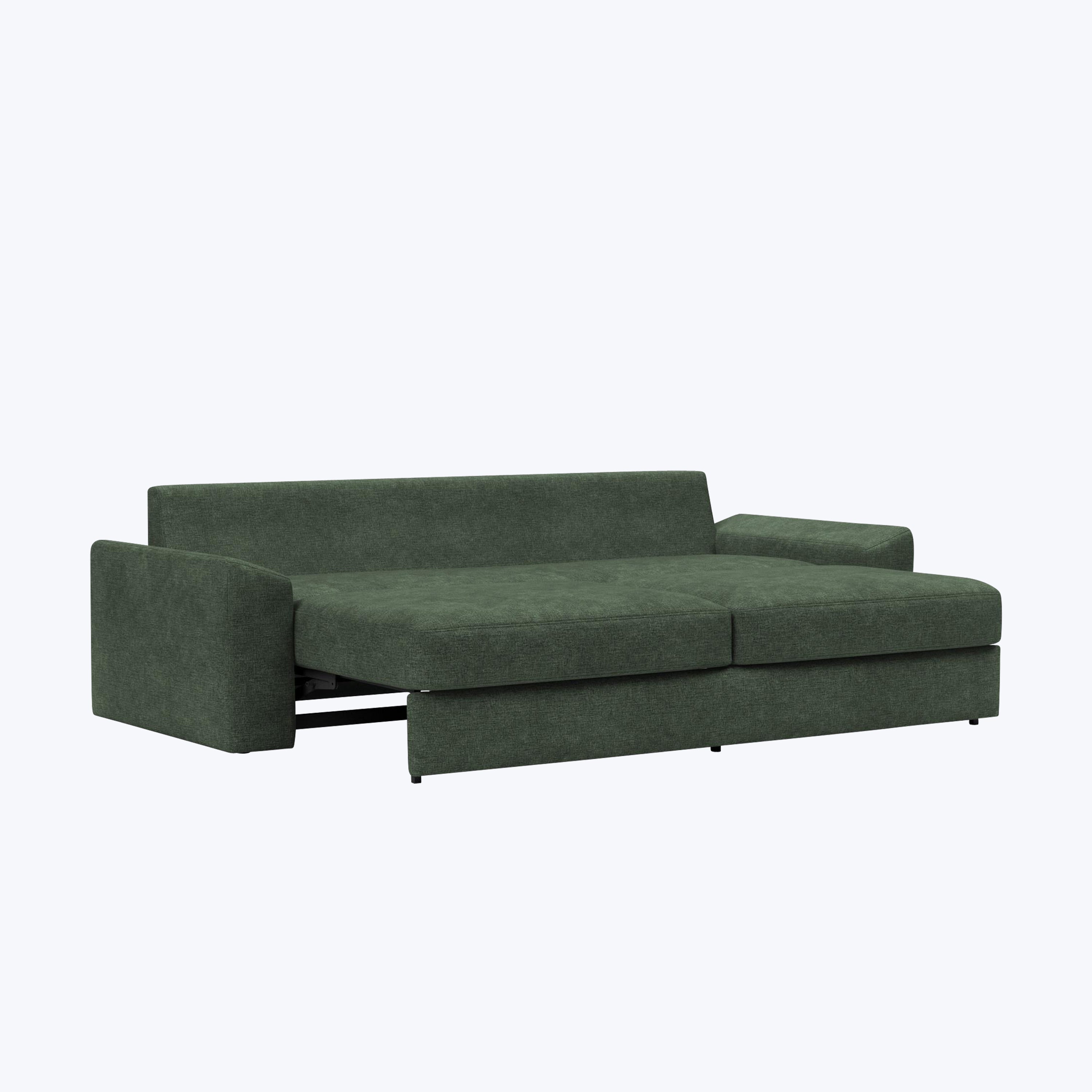 Bryant Sleeper Sofa Avella Performance Fabric Pine Green