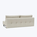 Lina Armless Sleeper Sofa Mized Dance Performance Fabric Natural