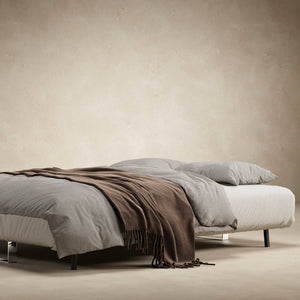 Lina Armless Sleeper Sofa Mized Dance Performance Fabric Grey - hover