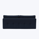 Lina Armless Sleeper Sofa Mized Dance Performance Fabric Blue